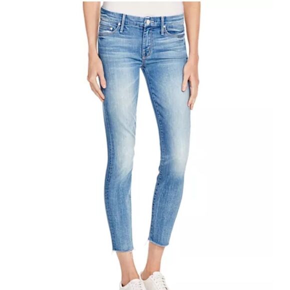 Mother The Looker Ankle Fray Brids of Paradise jeans - Picture 1 of 9